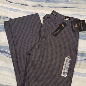 Lee Charcoal Checkered Trousers
